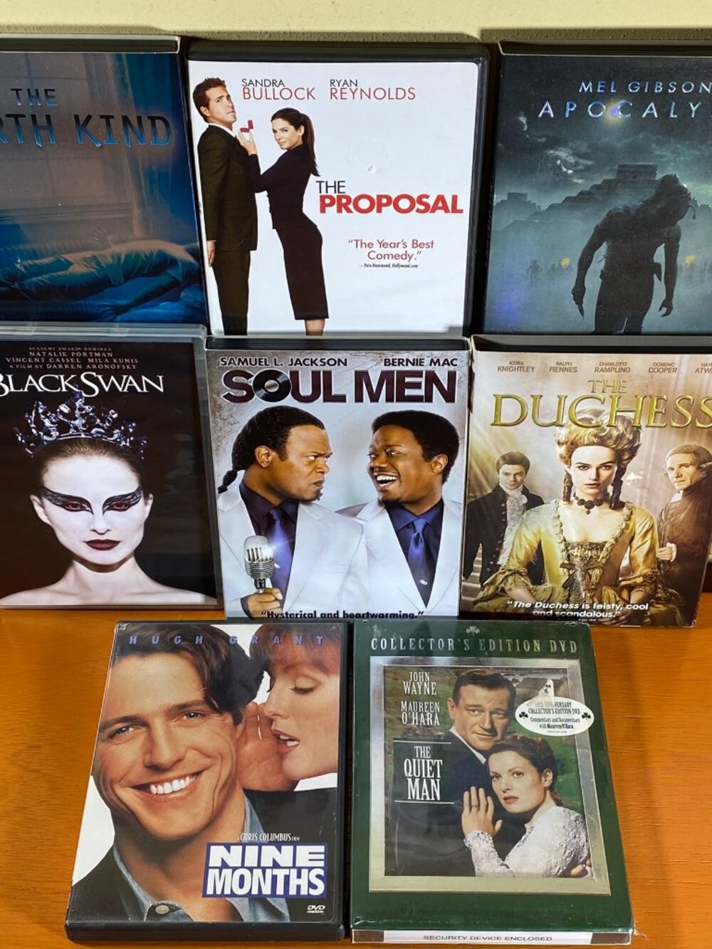 DVD Lot 8 Movie Lot The Fourth Kind / The Proposal / The Dutchess /Soul Men More